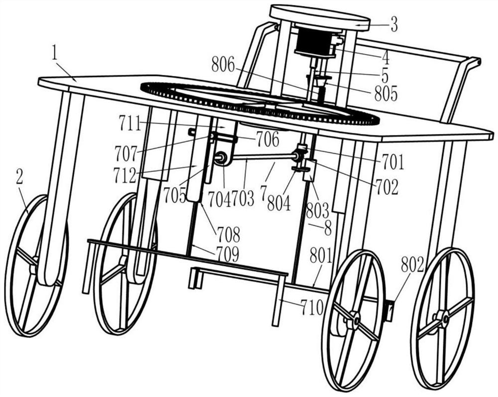 A buckwheat planting device