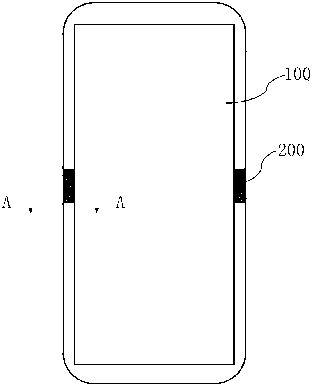 Flexible folding display device