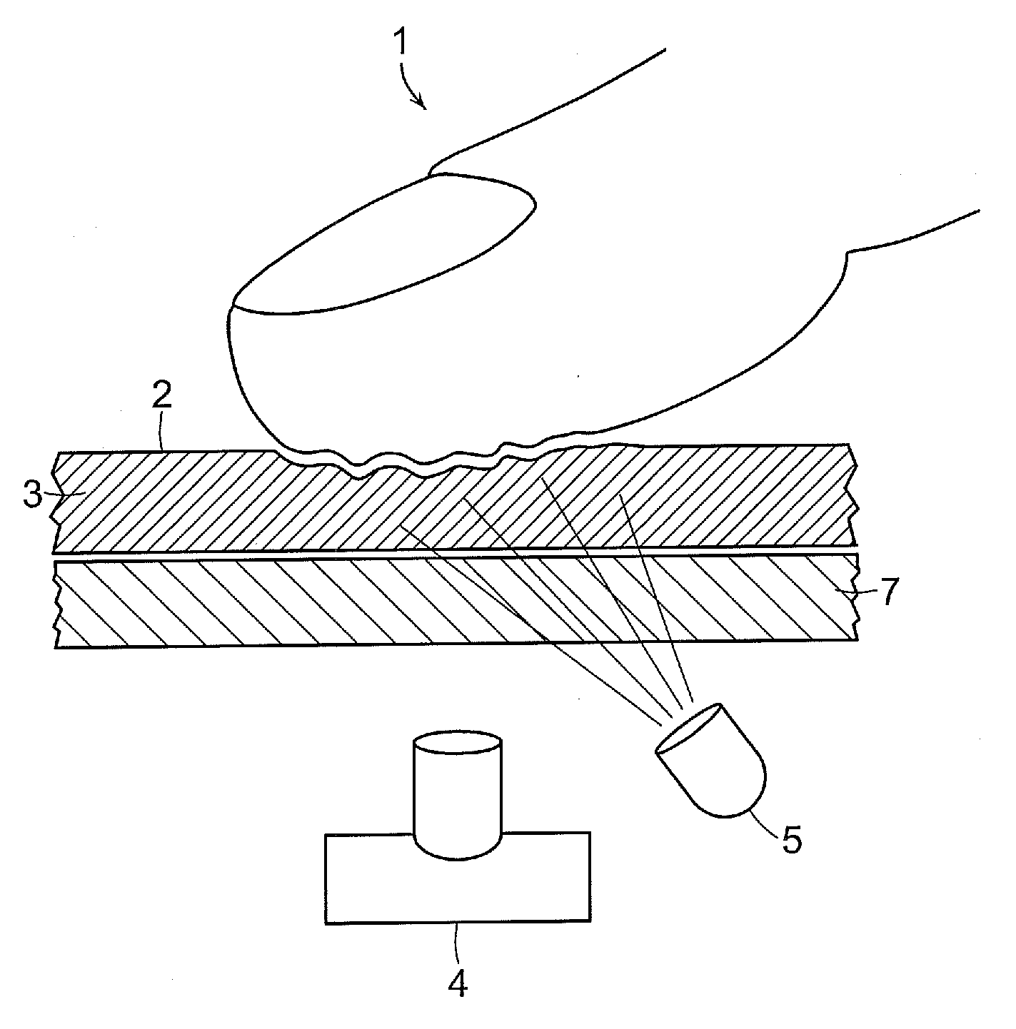 Tactile sensor using elastomeric imaging