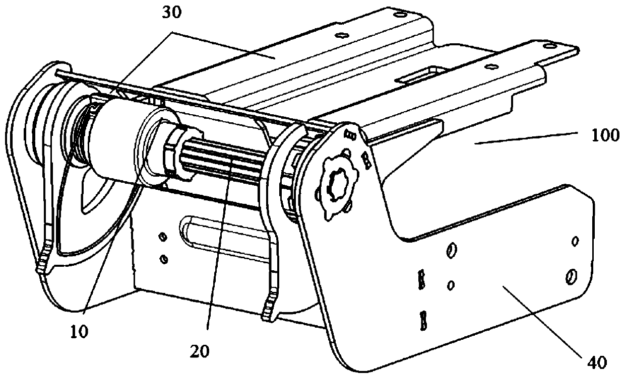 One-way bearing assembly and mechanism, armrest box and cup holder with the one-way bearing assembly