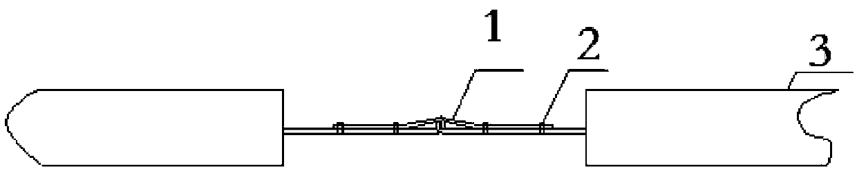 Steel wire belt hot gluing method