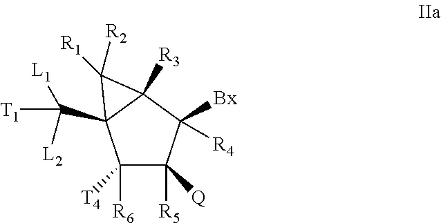 Bicyclic carbocyclic nucleosides and oligomeric compounds prepared therefrom