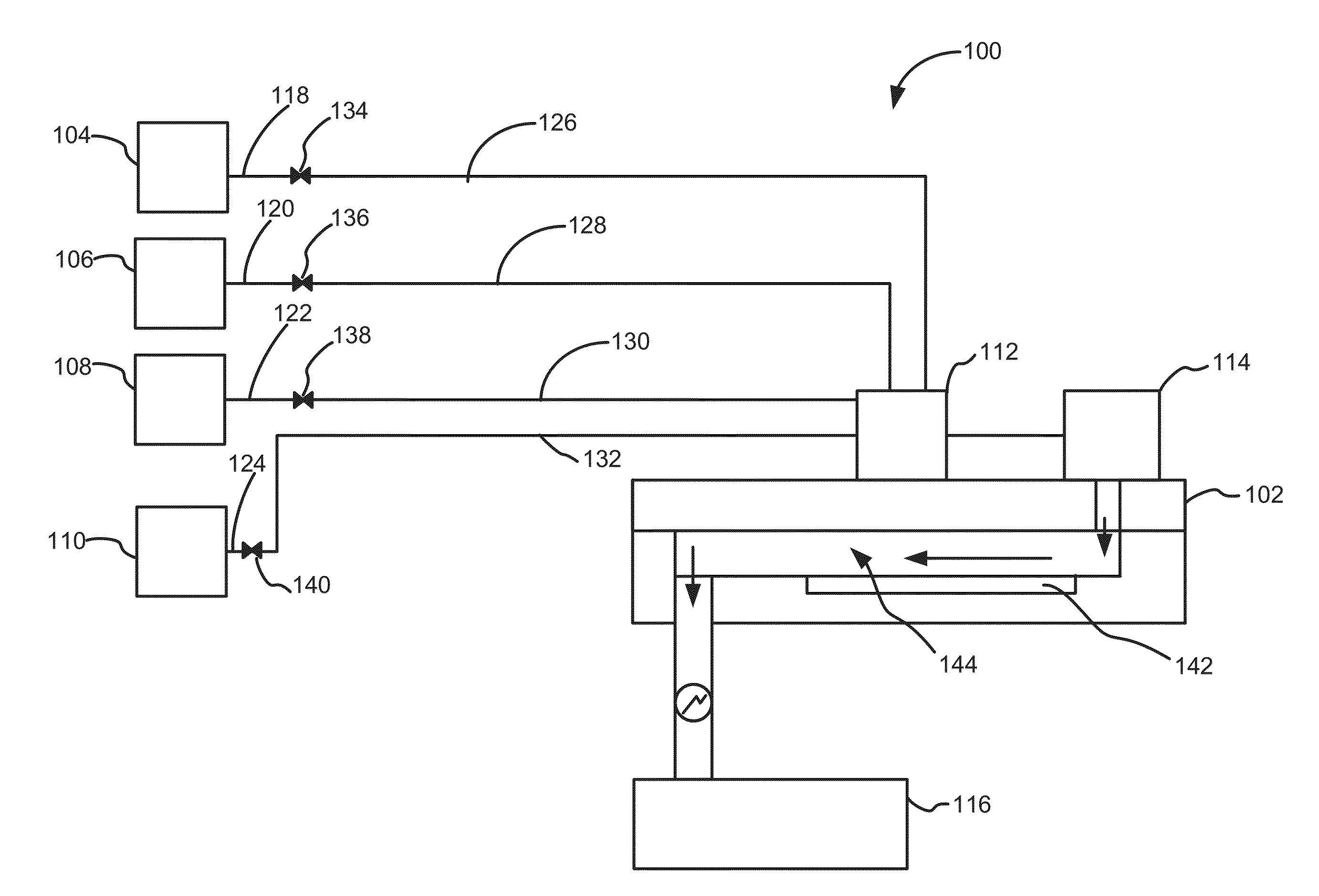 Method and system to reduce outgassing in a reaction chamber