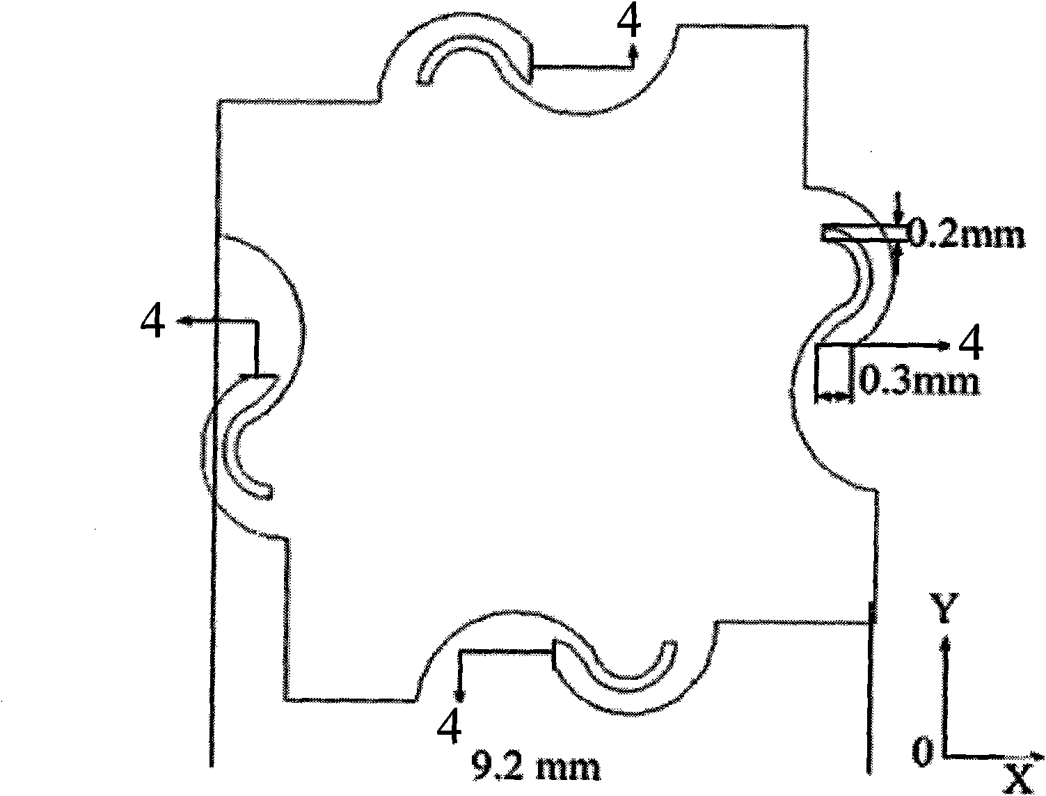 Compact electromagnetic band gap structure for avoiding high-speed circuit noise