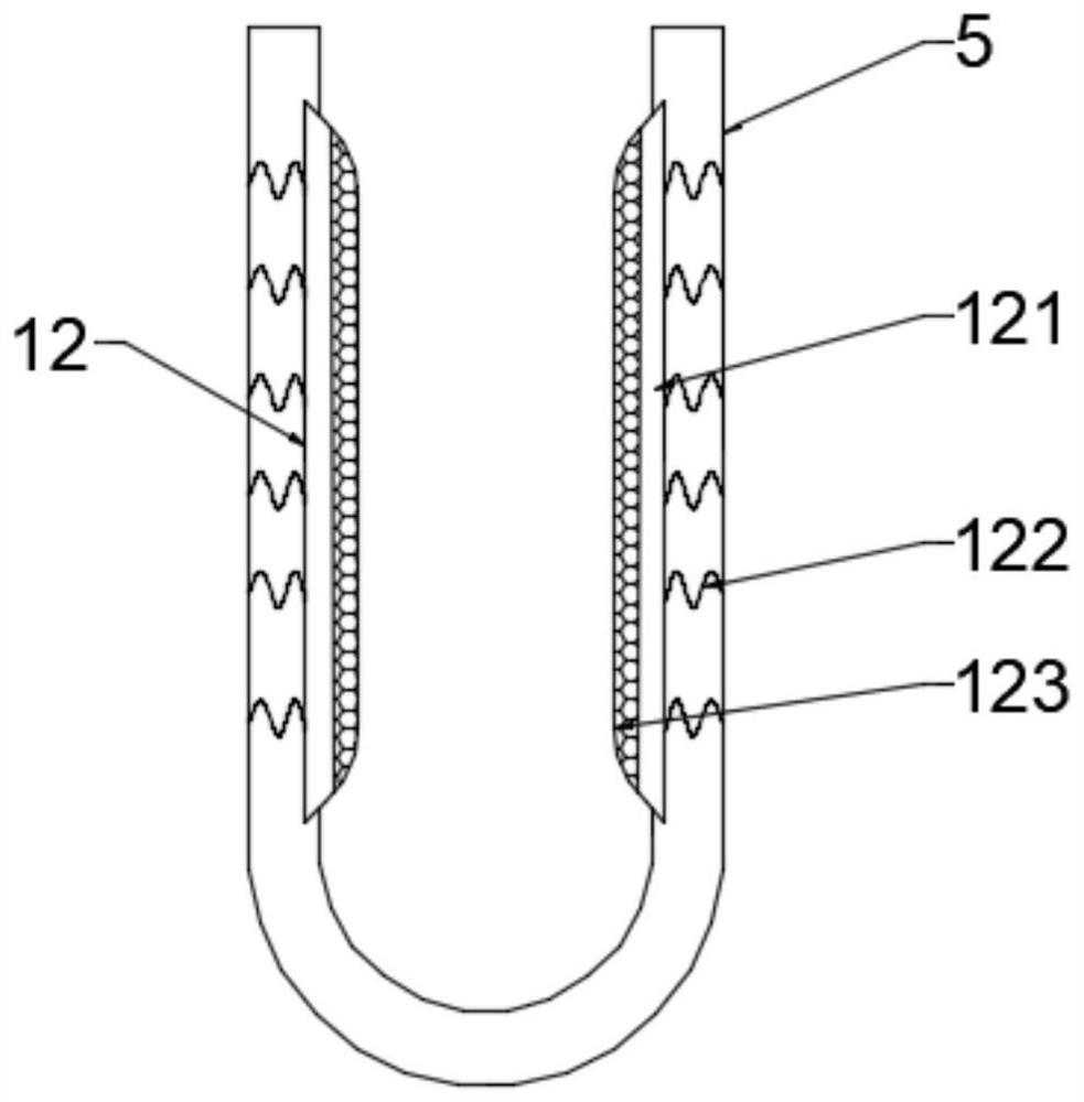 A sample storage device for sewage sample detection