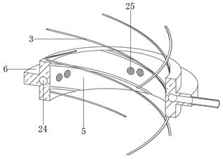 Wood surface paint spraying device