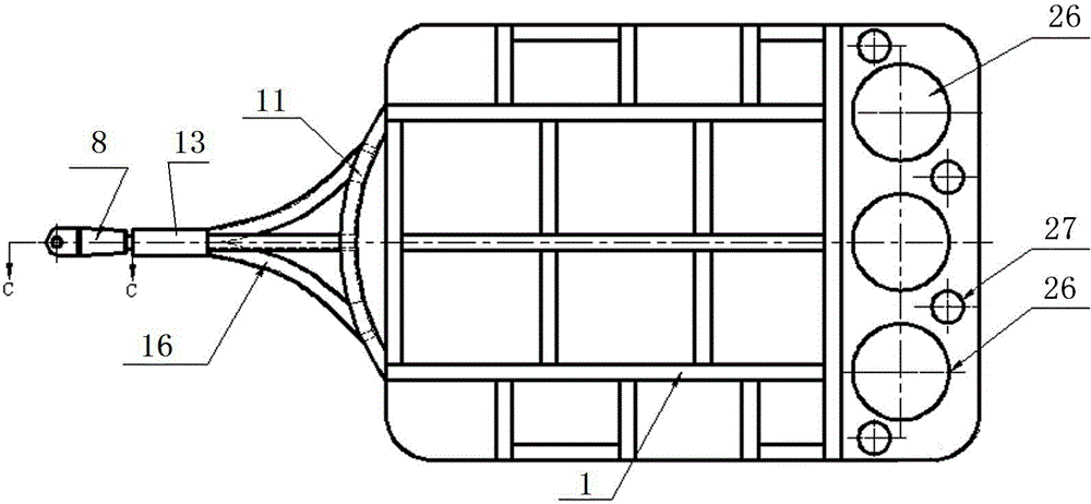 A mobile emergency warning buffer device