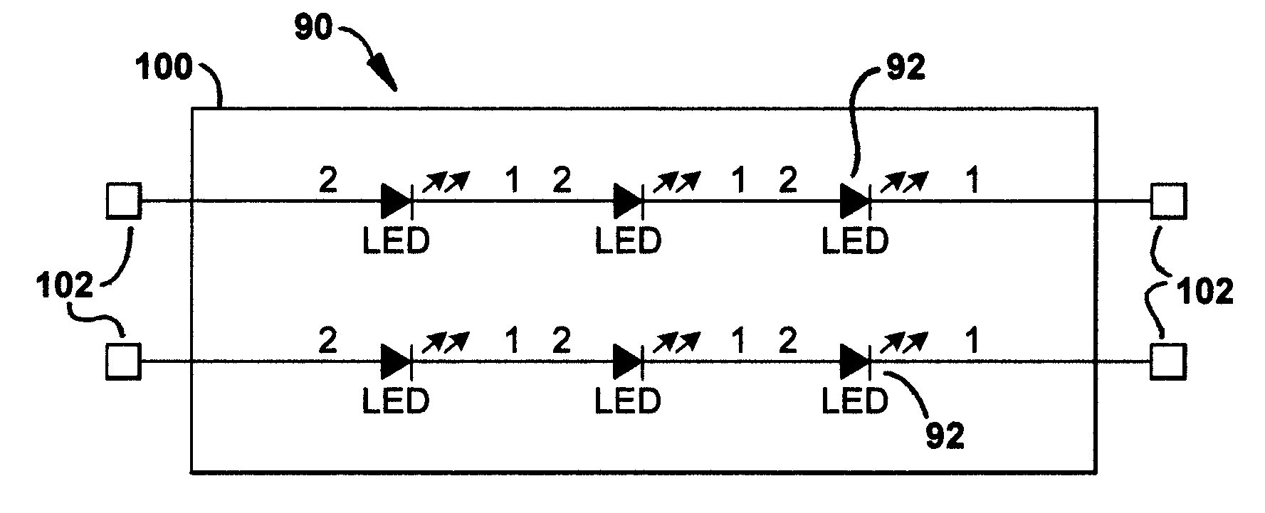 Multi-voltage and multi-brightness LED lighting devices and methods of using same