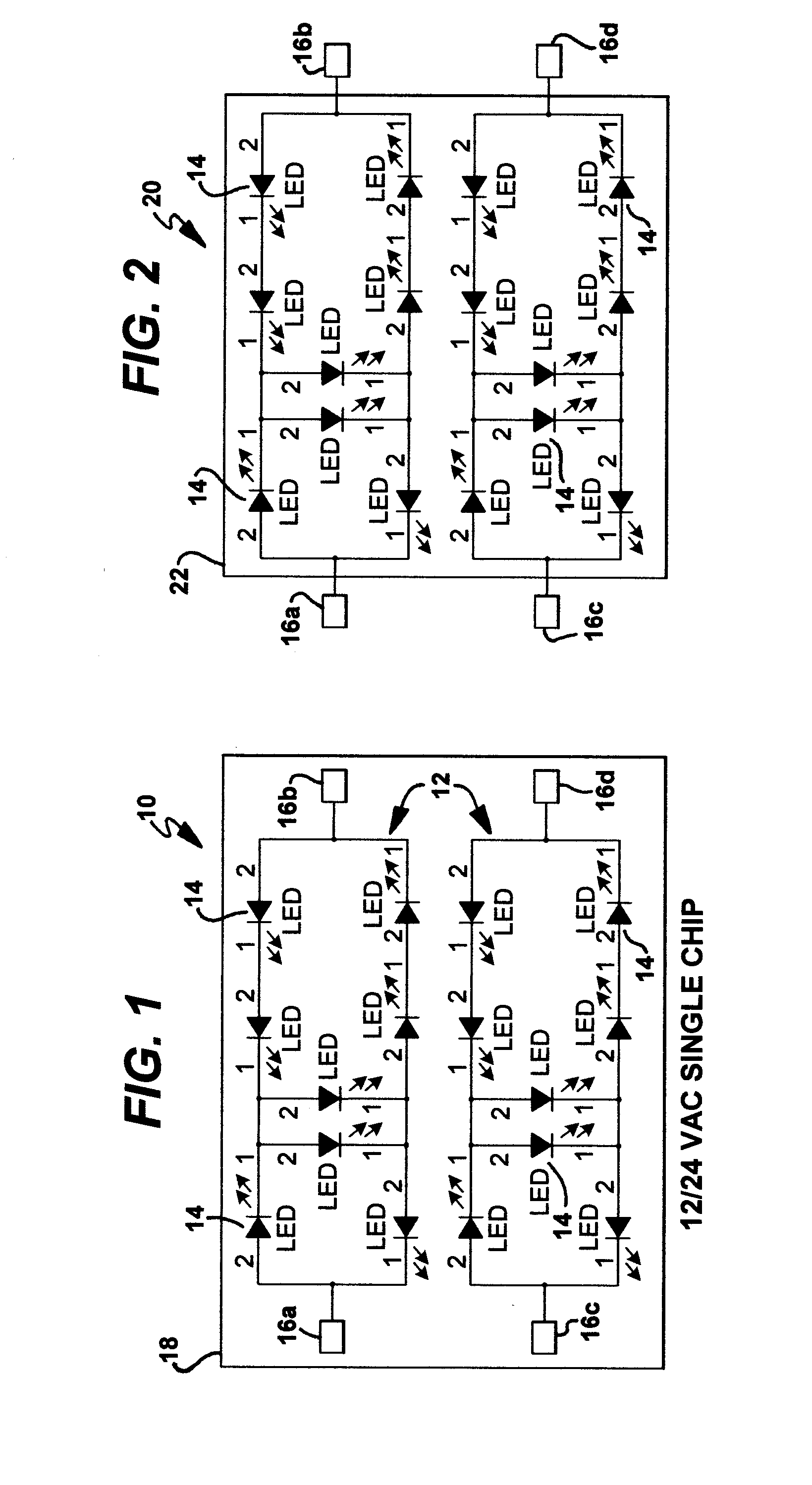 Multi-voltage and multi-brightness LED lighting devices and methods of using same