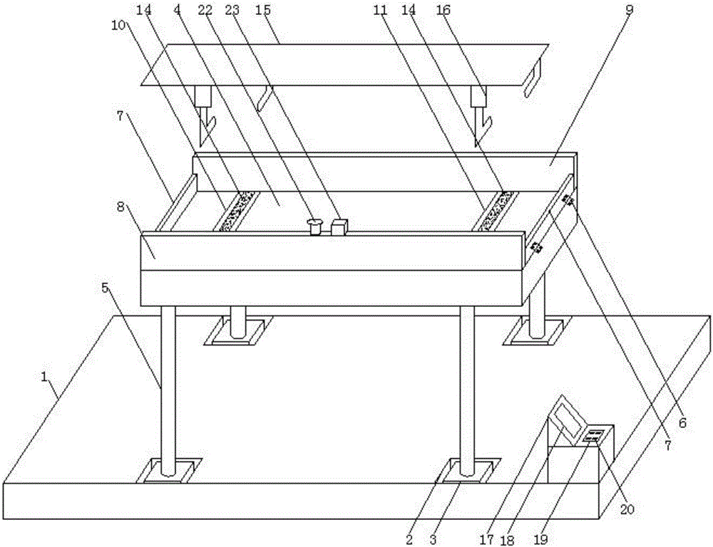 Platform lifting type intelligent parking device