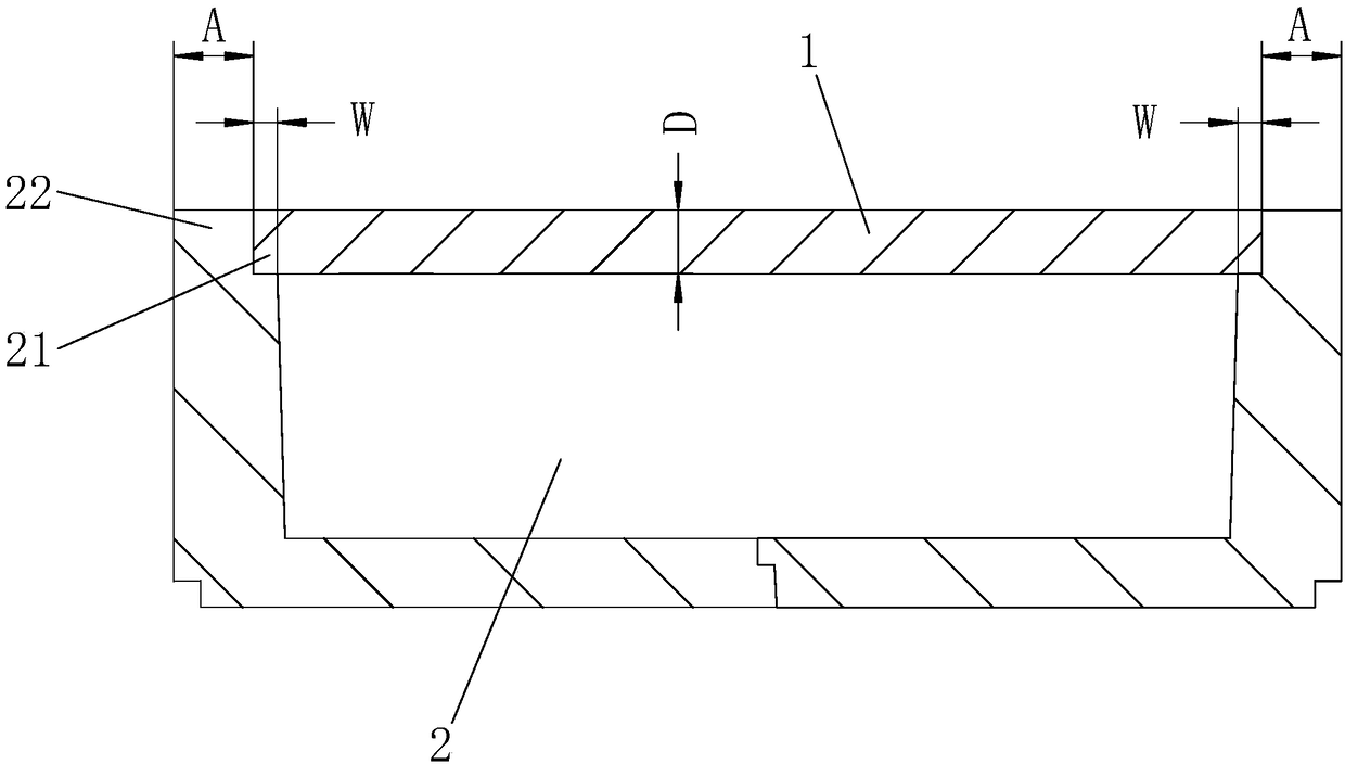 Sealed-type cavity welding connector structure and welding clamp and welding method thereof