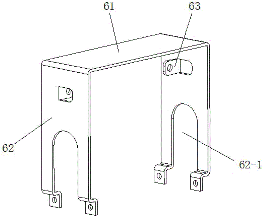 Brushless motor mounting structure with power supply control box