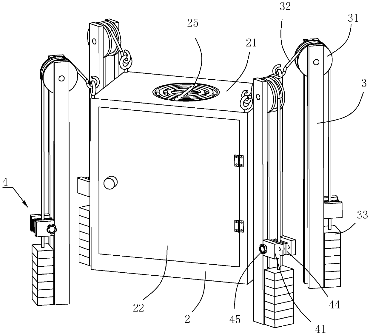 Electric power engineering transformer electromechanical installation platform