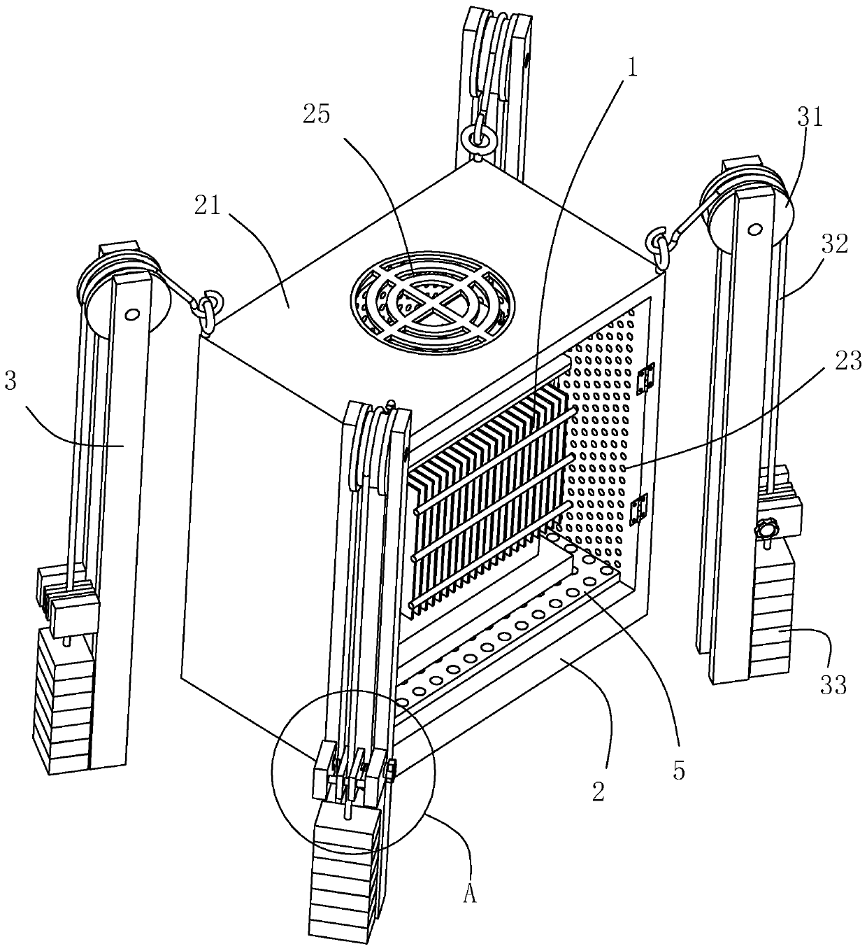 Electric power engineering transformer electromechanical installation platform