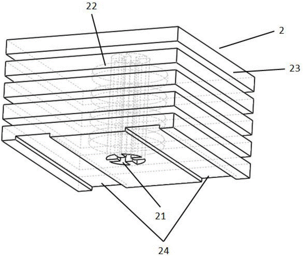 Three-dimensional and high-energy-consumption damping supporting base based on shear thickening fluid