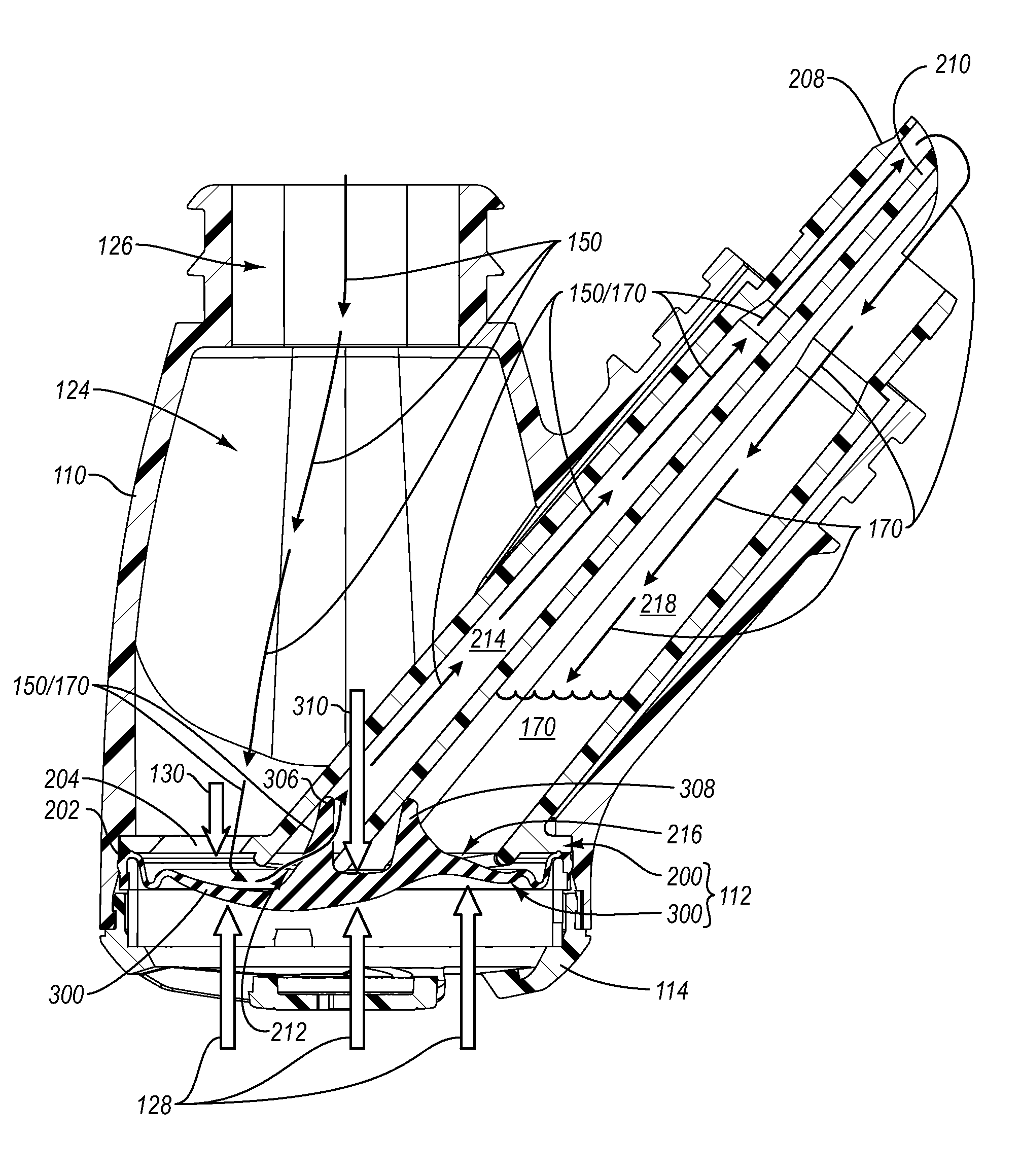 Exhalation valve for use in an underwater breathing device