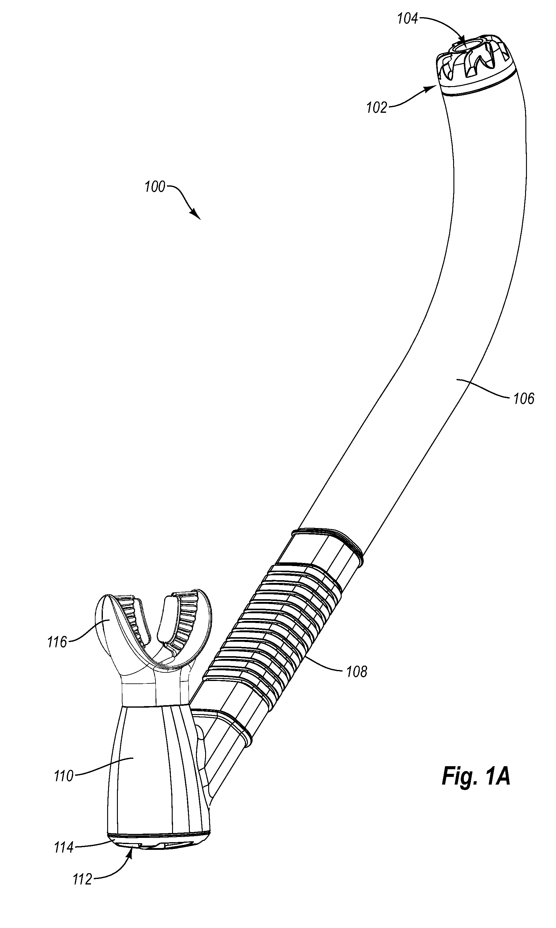 Exhalation valve for use in an underwater breathing device