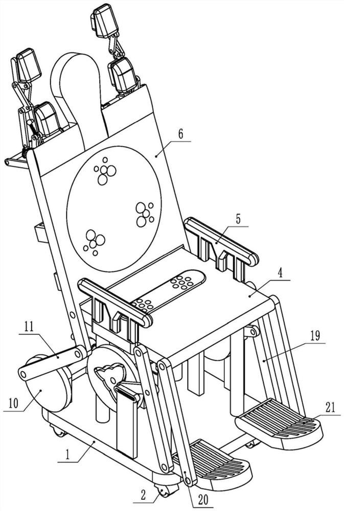 Postoperative rehabilitation nursing device