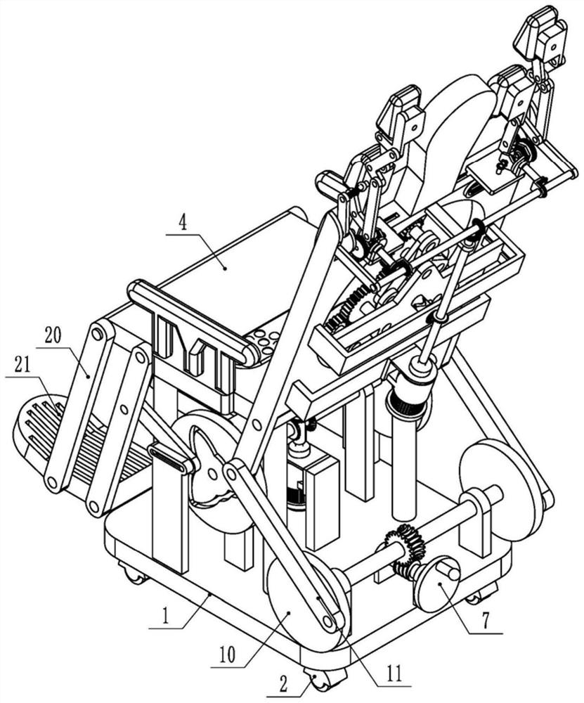 Postoperative rehabilitation nursing device