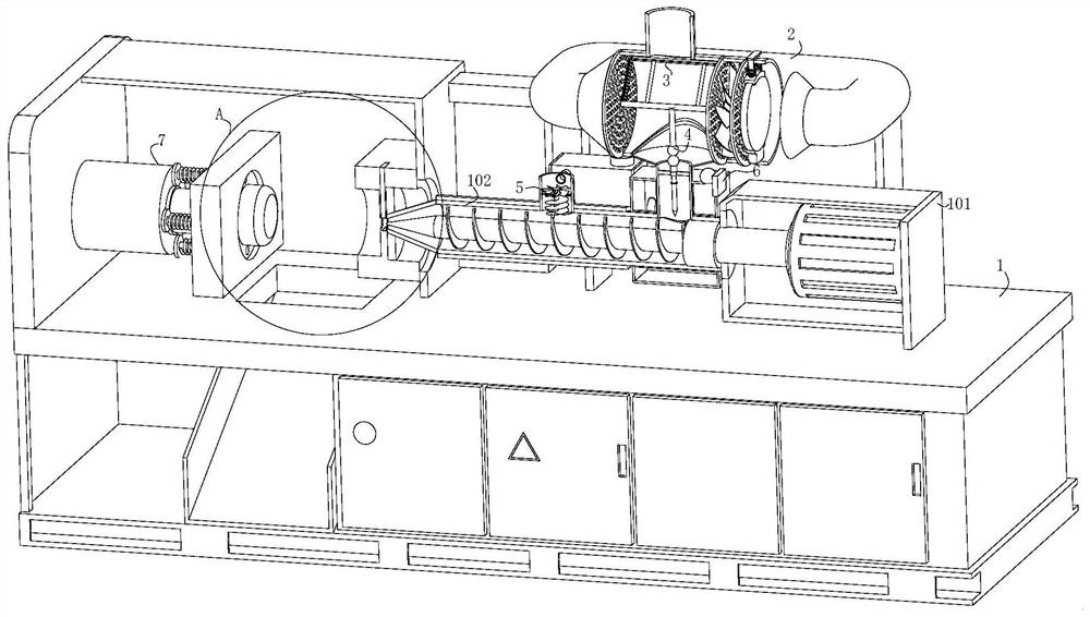 High-efficiency injection molding machine