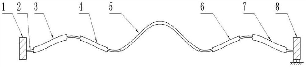 An intelligent structure with controllable deformation mode and its deformation method