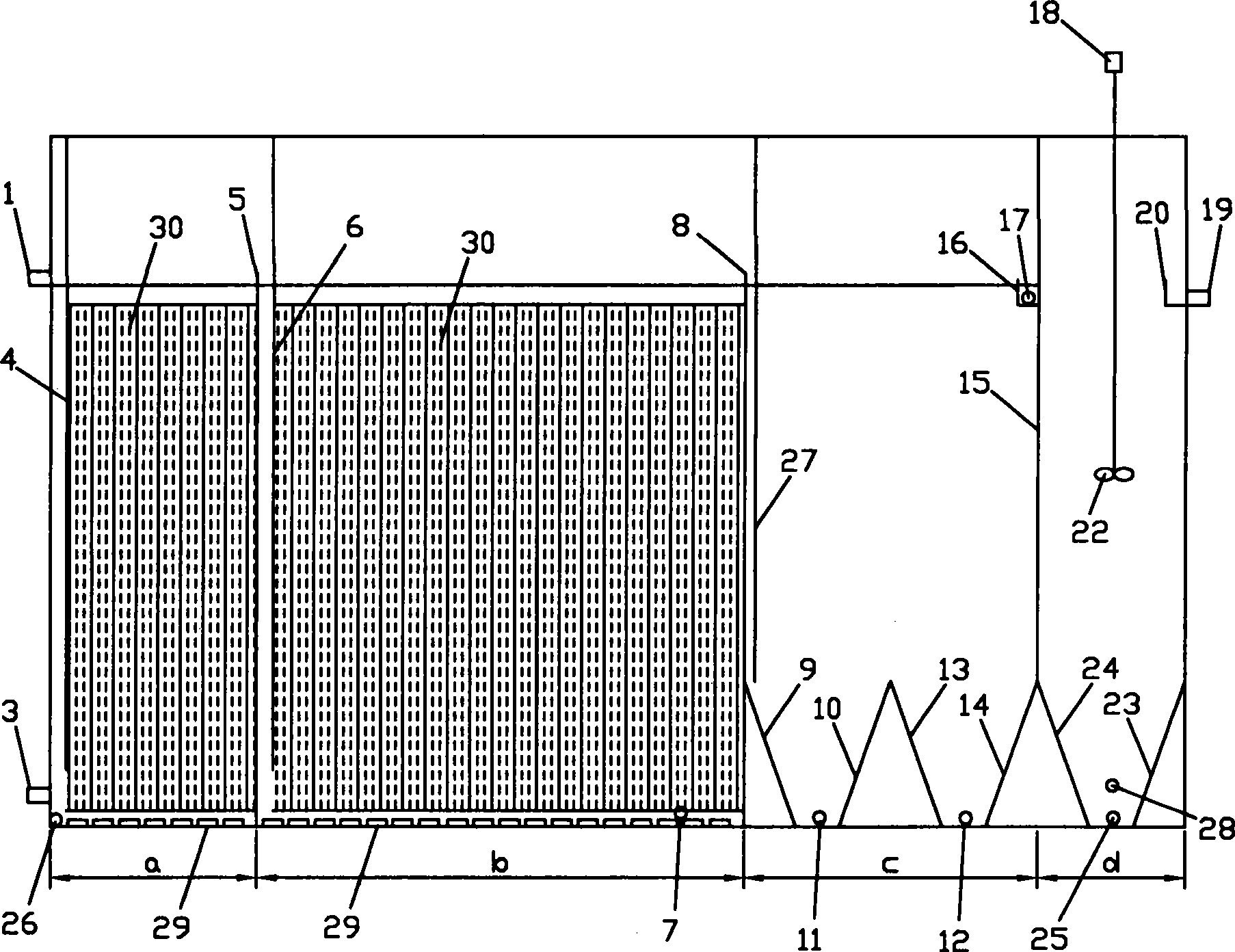 Composite biological film activated sludge denitrification dephosphorization denitrification method and reactor thereof