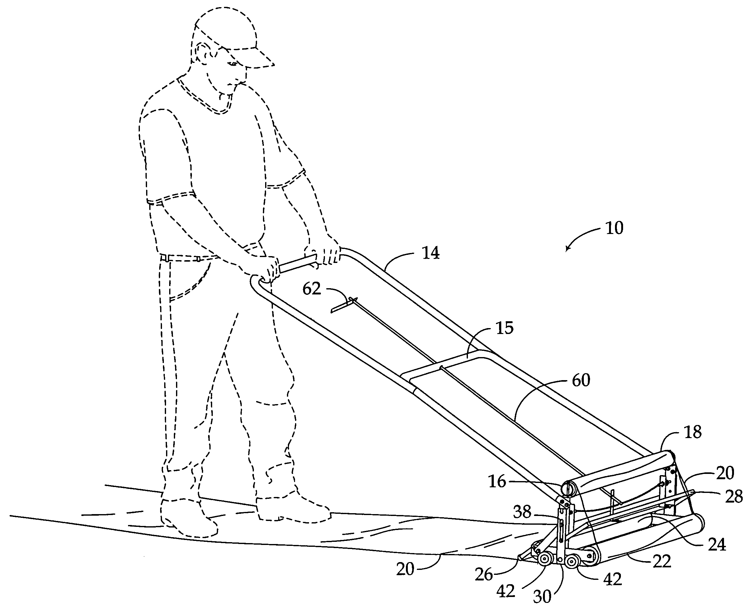 Carpet film applicator