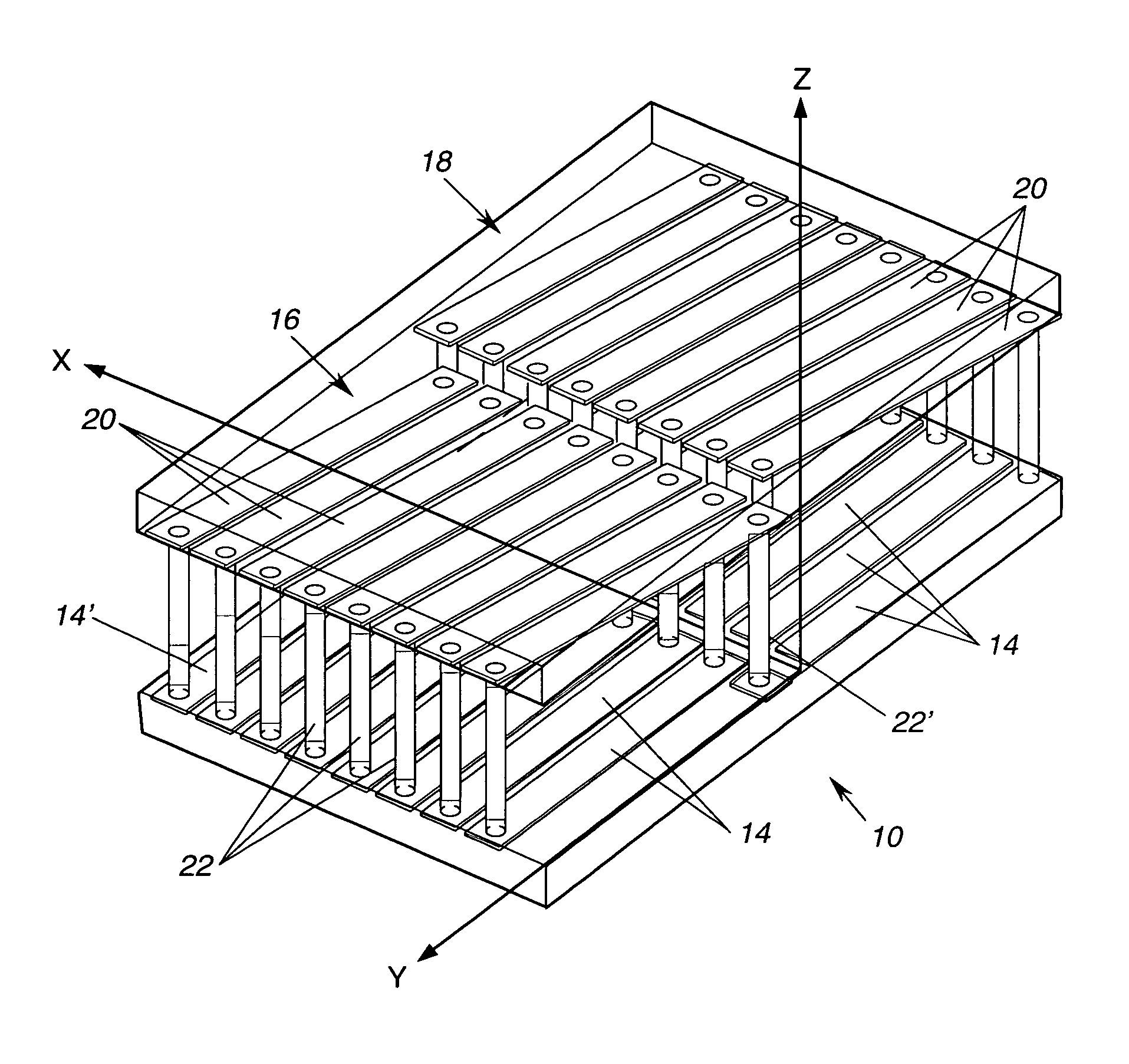 Embedded duo-planar printed inductor