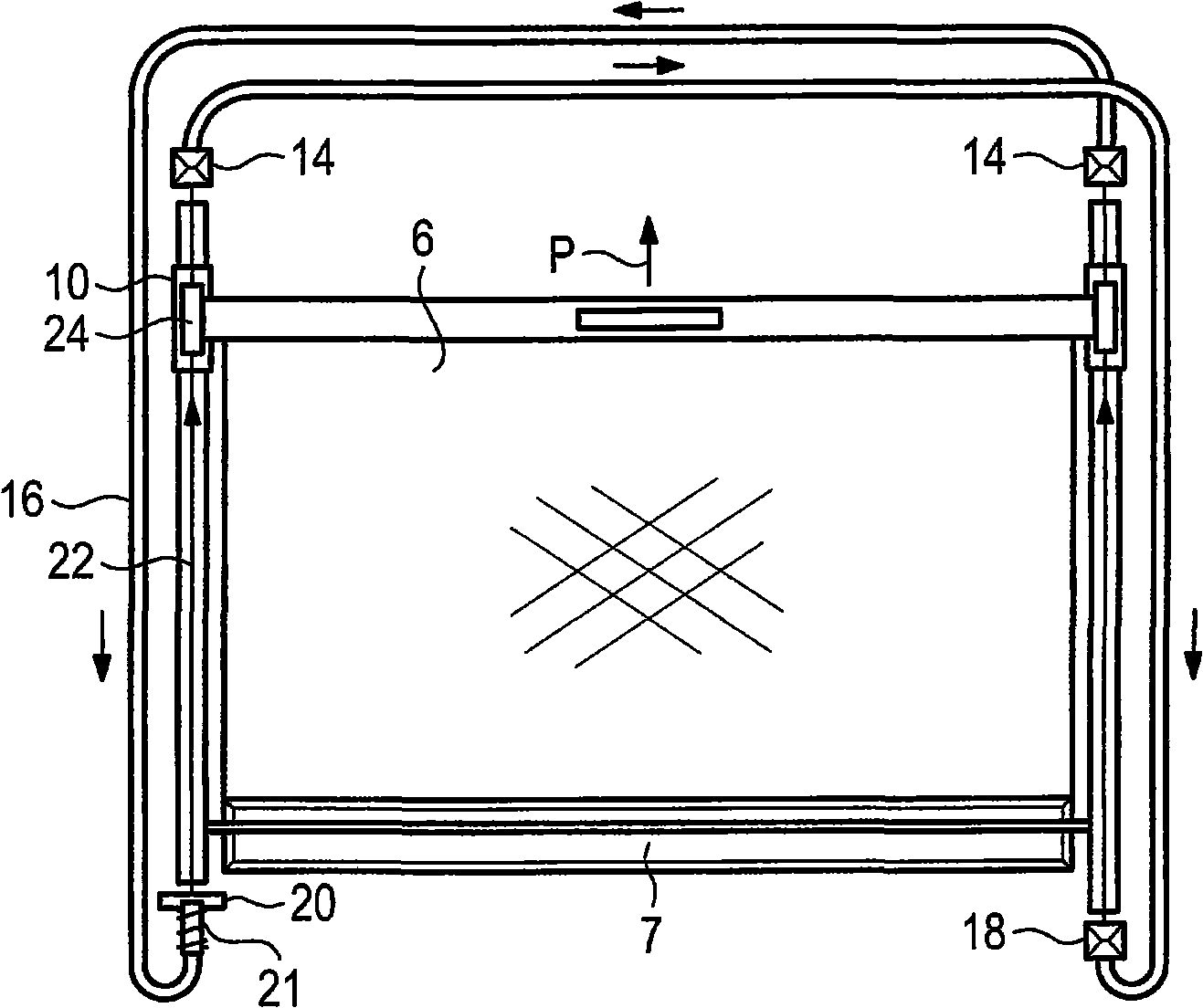 Subassembly for sliding roof