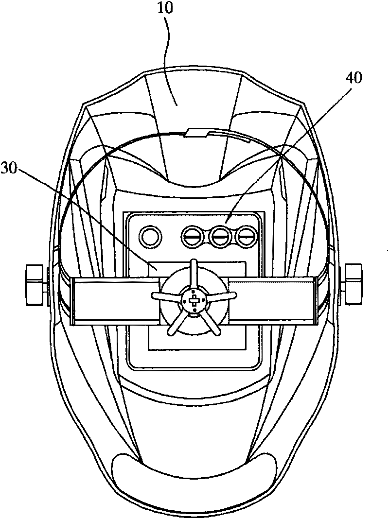 Welding mask that can control LCD shielding goggle without taking off