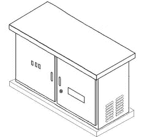 Plate applied to cabinet body and cabinet door of power distribution cabinet and power distribution cabinet