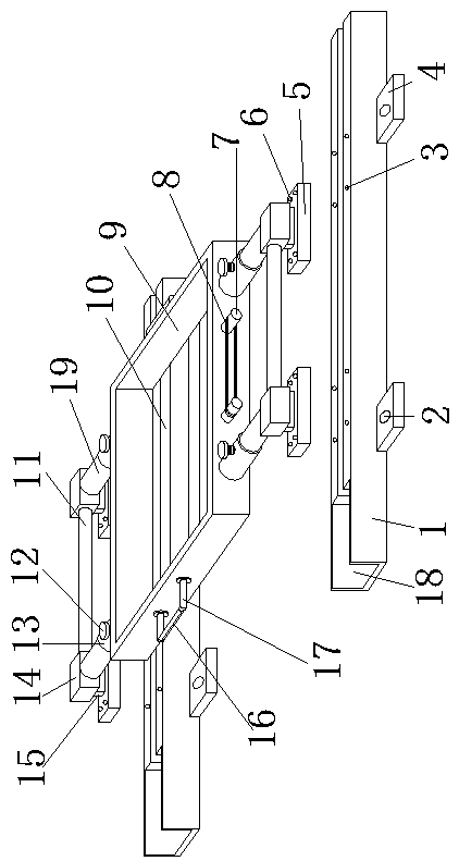 Luggage rack for convenient loading and unloading of new energy vehicles