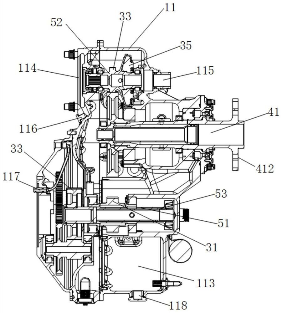 Turboprop engine reduction gearbox unit