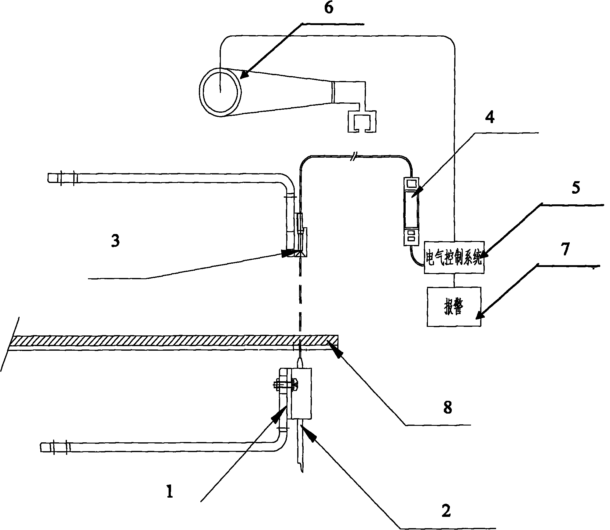 Method and detecting system for detecting number of paper on liquid crystal flat glass production line