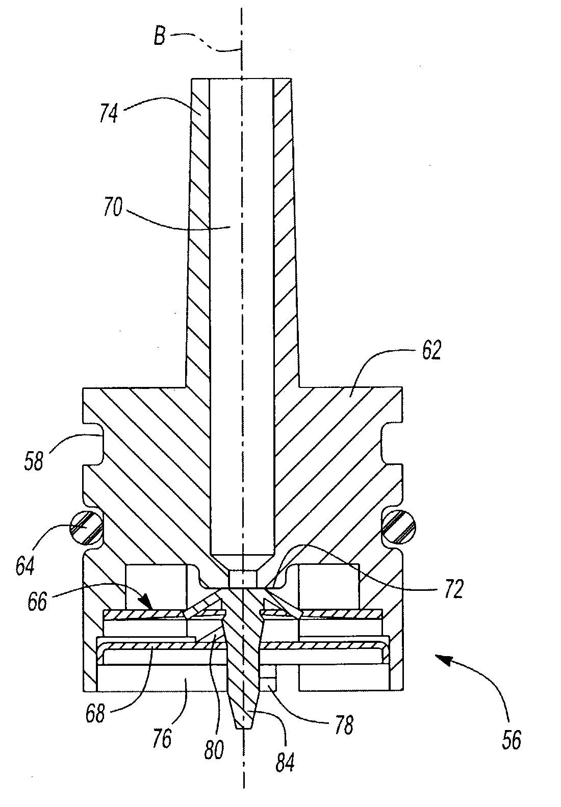 Temperature responsive valve assembly for a pneumatic spring