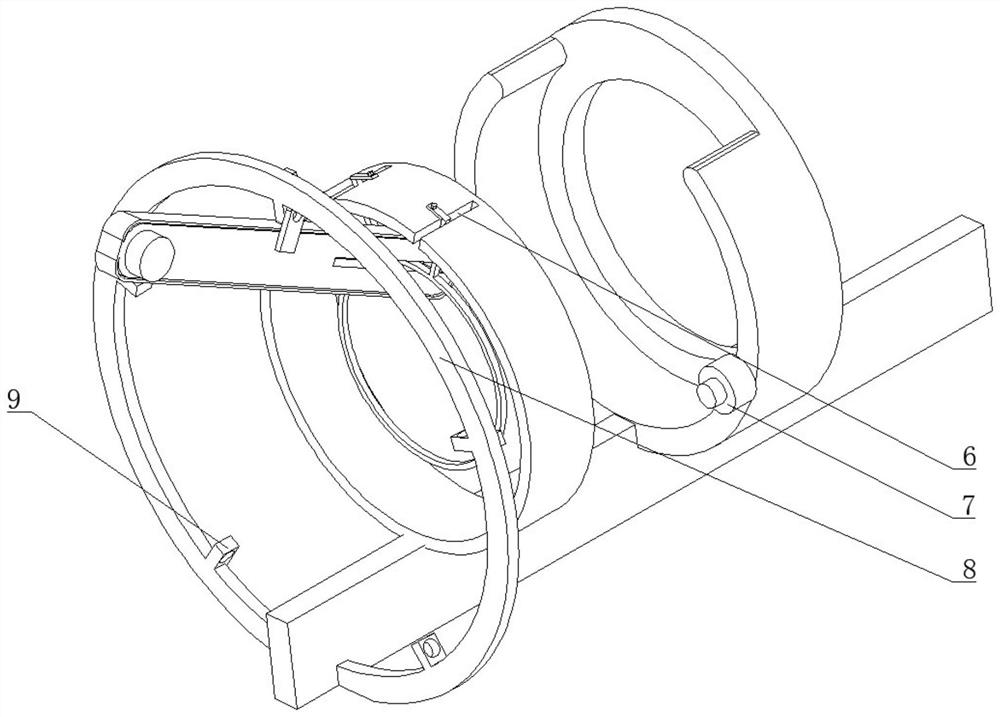 A two-way adjustable polishing device and method for removing bamboo knots for furniture processing