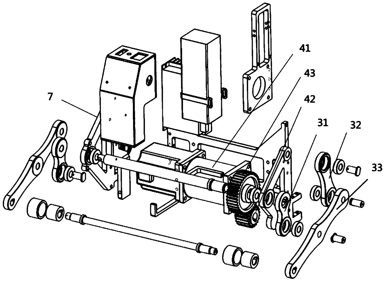 Stair climbing loading vehicle