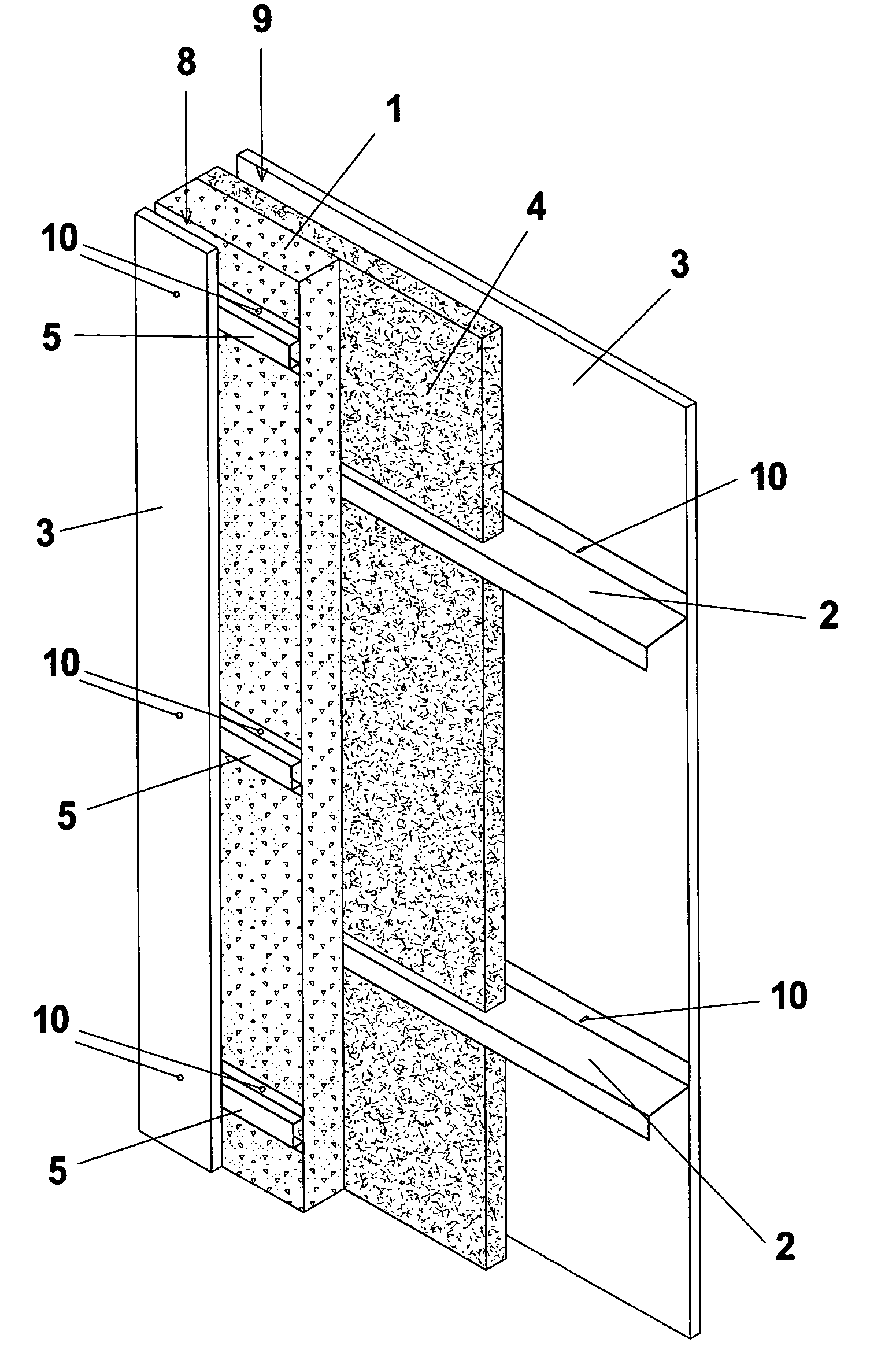 Interior wall and partition construction