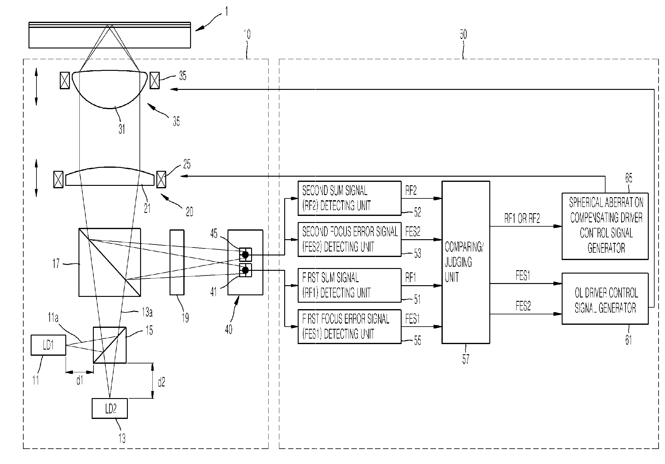 Multi-channel optical recording and/or reproducing apparatus and method of controlling the same