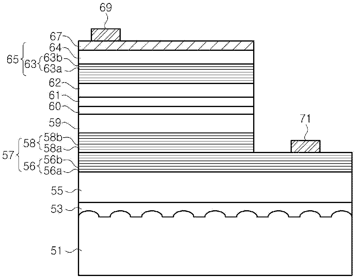 Light emitting diode having modulation doped layer