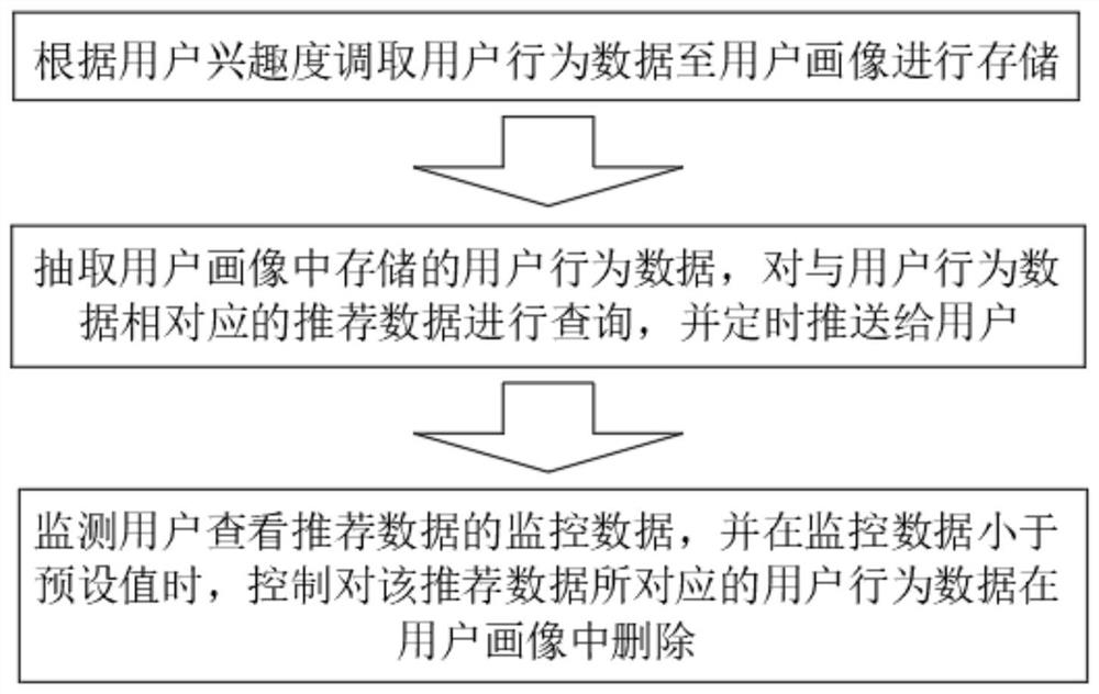 User portrait accurate delivery system and delivery method