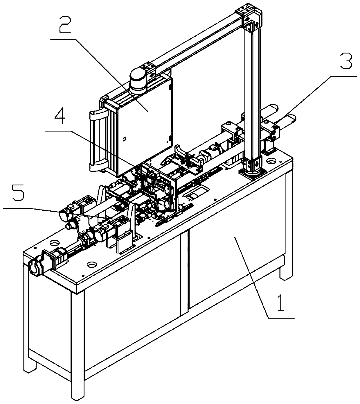 Automatic folding device for rib-knit cuff