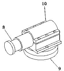 Universal rotary milling and drilling tool with functions of horizontal movement and positioning of hoop