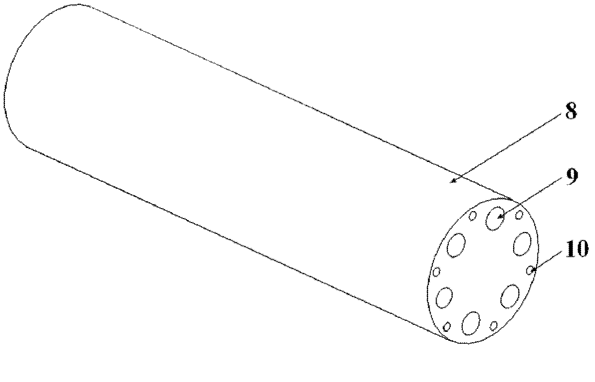 Numerical-control heating bending die and forming method for large-diameter thin-wall pure titanium tube