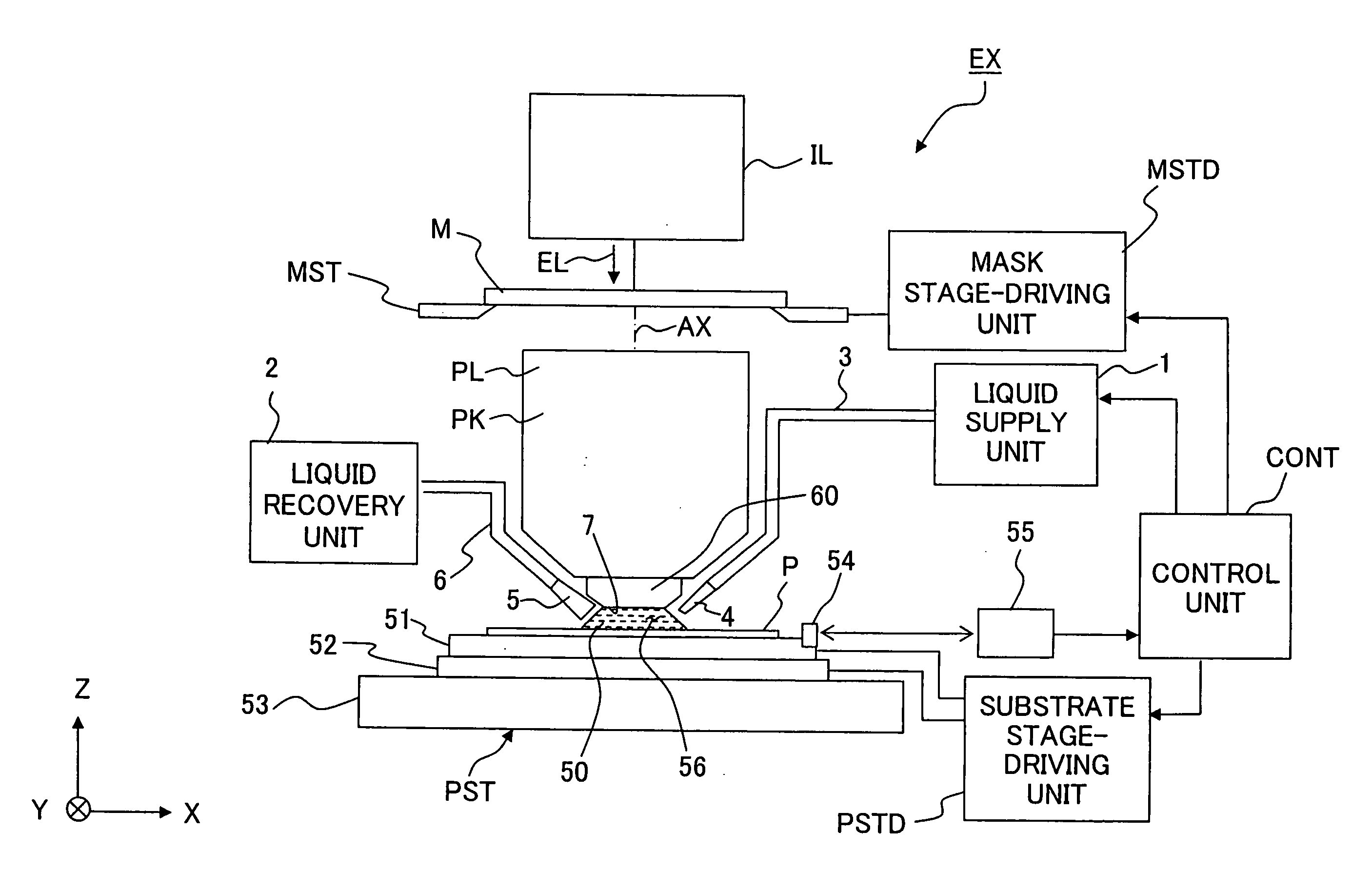 Exposure apparatus and method for producing device