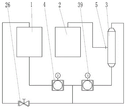 Washing and sweeping vehicle with double-circulation filter system