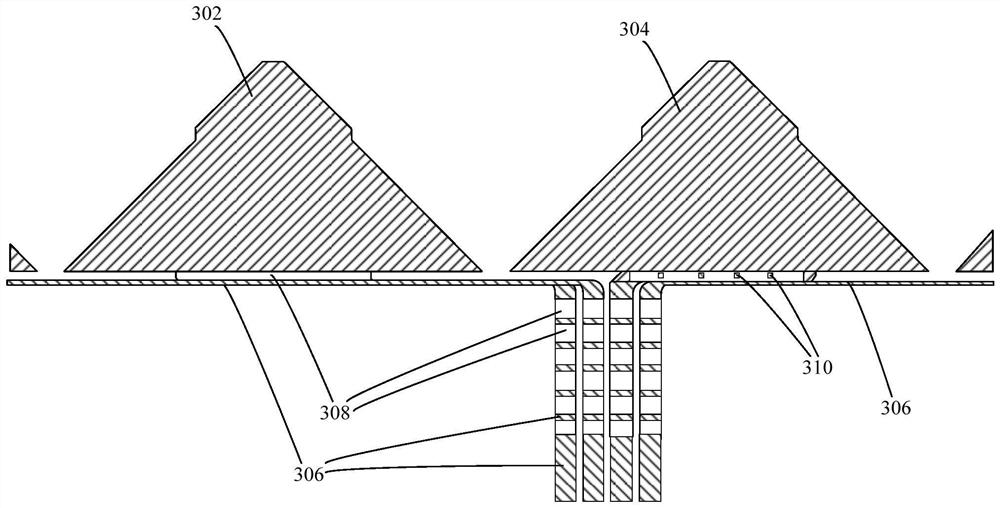 Narrow frame touch panel and manufacturing method