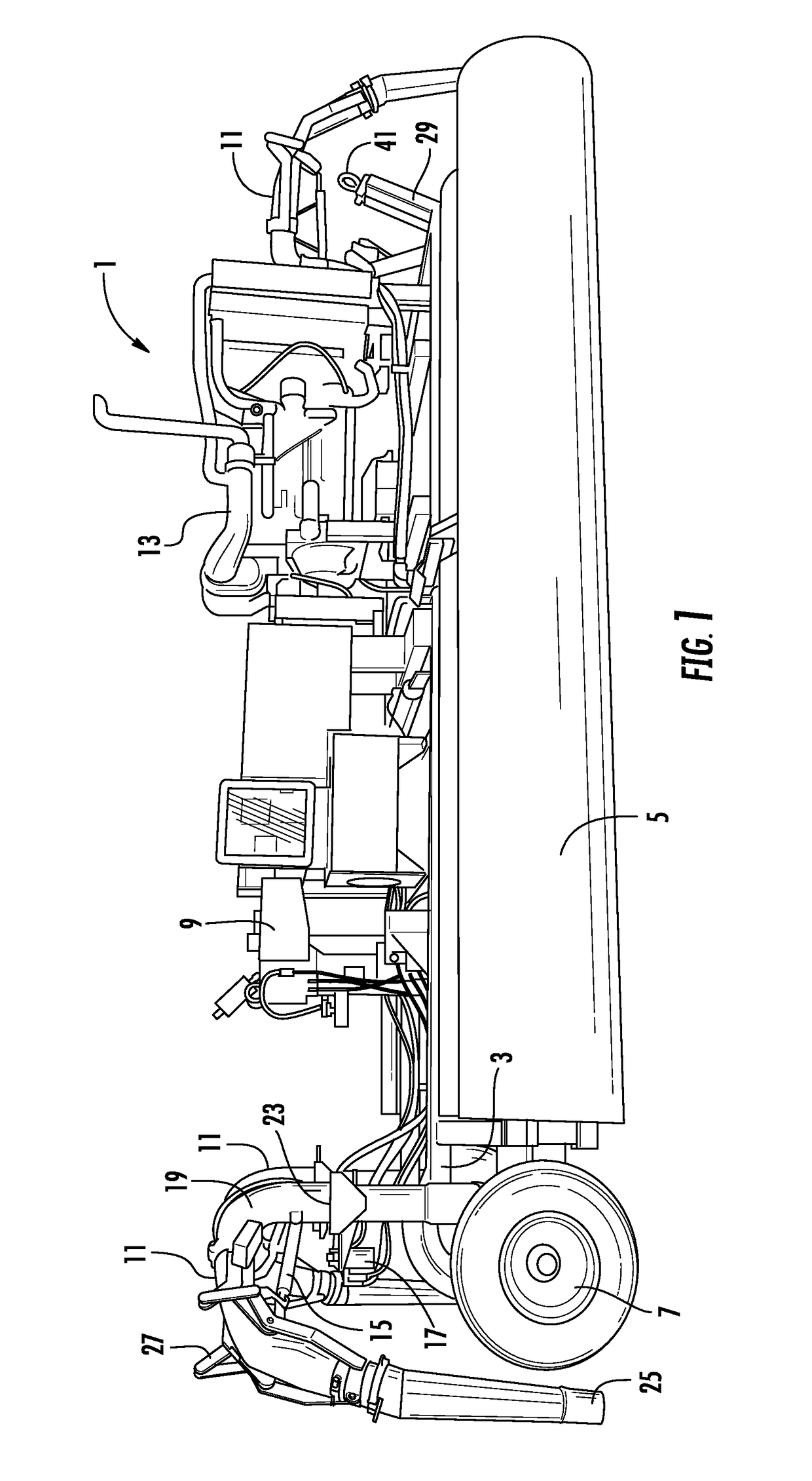 Floating manure agitator with multidirectional agitator nozzles