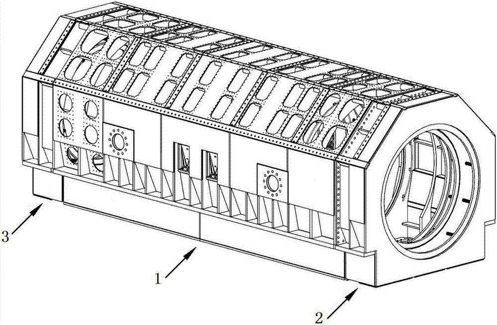 Air-cooled turbogenerator stator frame assembling and welding method