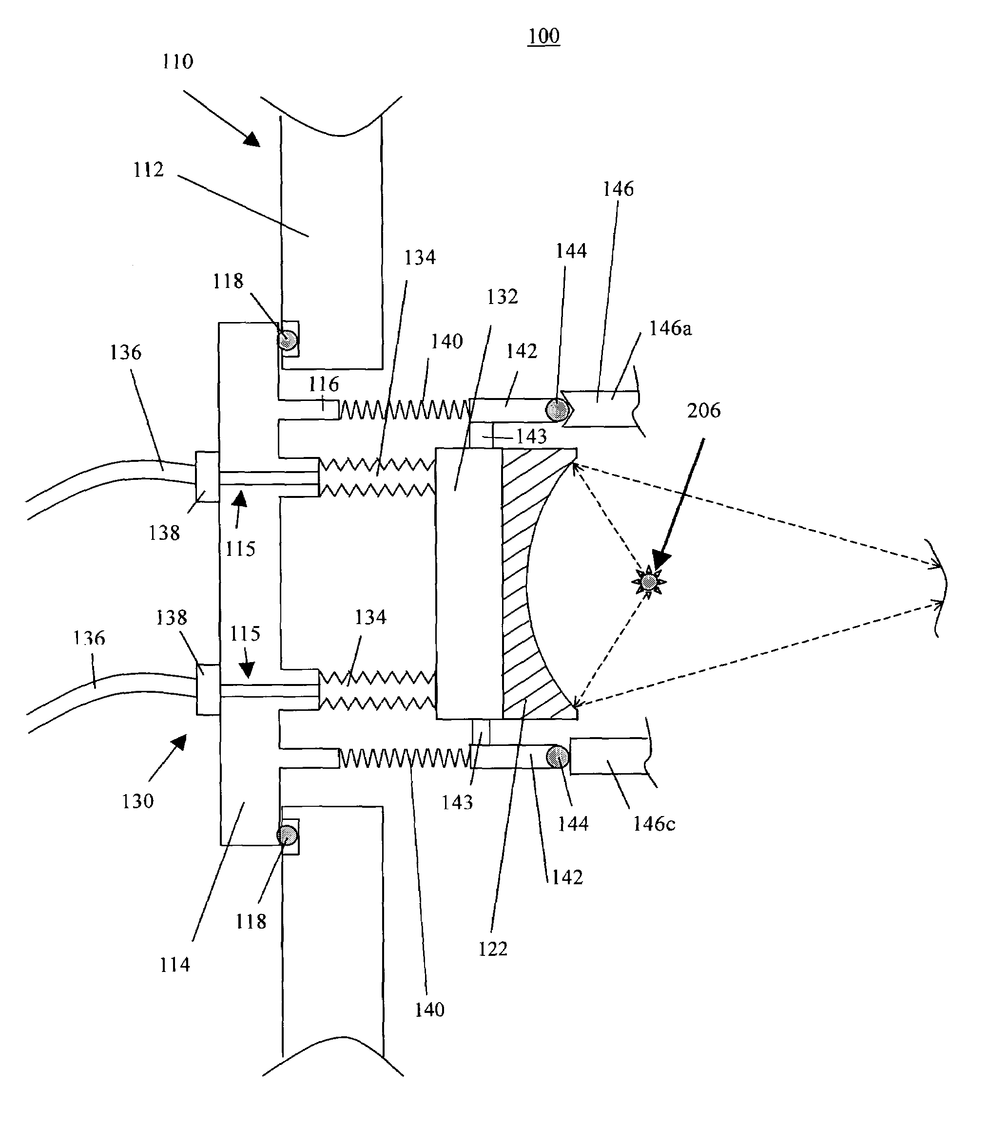 Apparatus and method for retaining mirror, and mirror exchange method